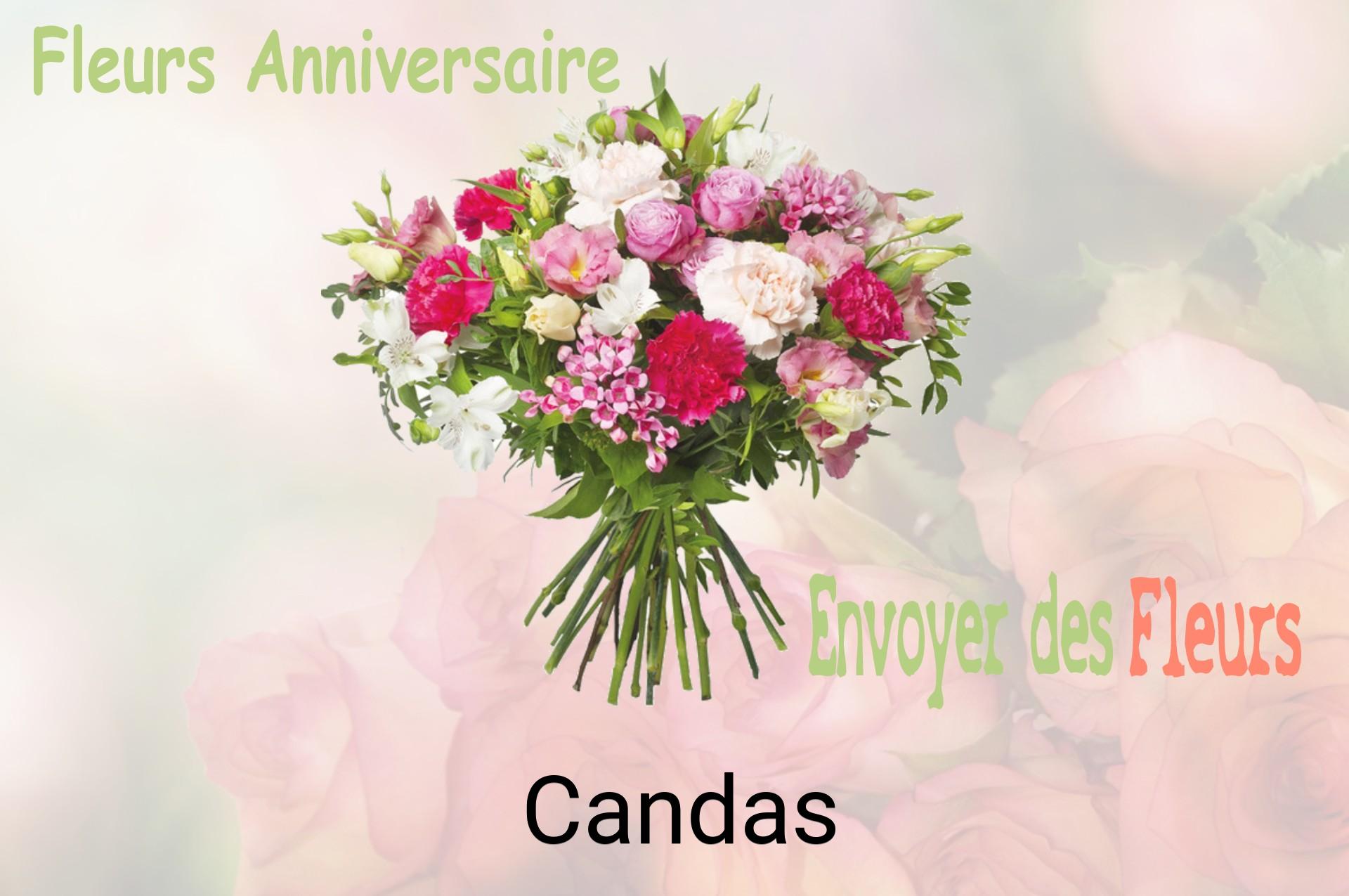 Bouquet de fleurs d’anniversaire livré à Candas